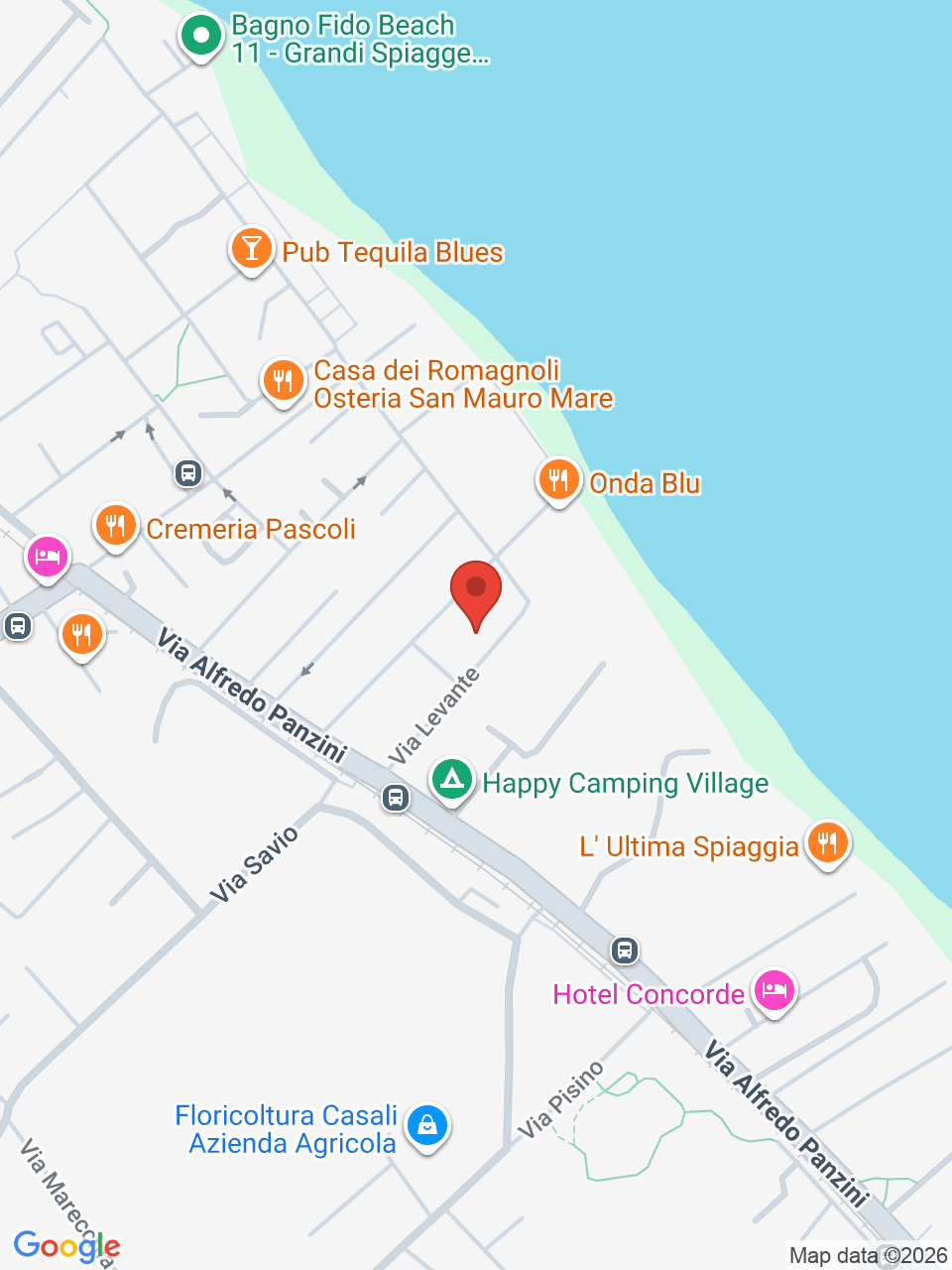 Mappa di Hotel Capitol