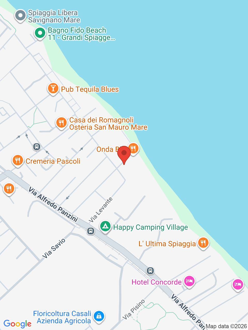 Mappa di Hotel Royal Inn